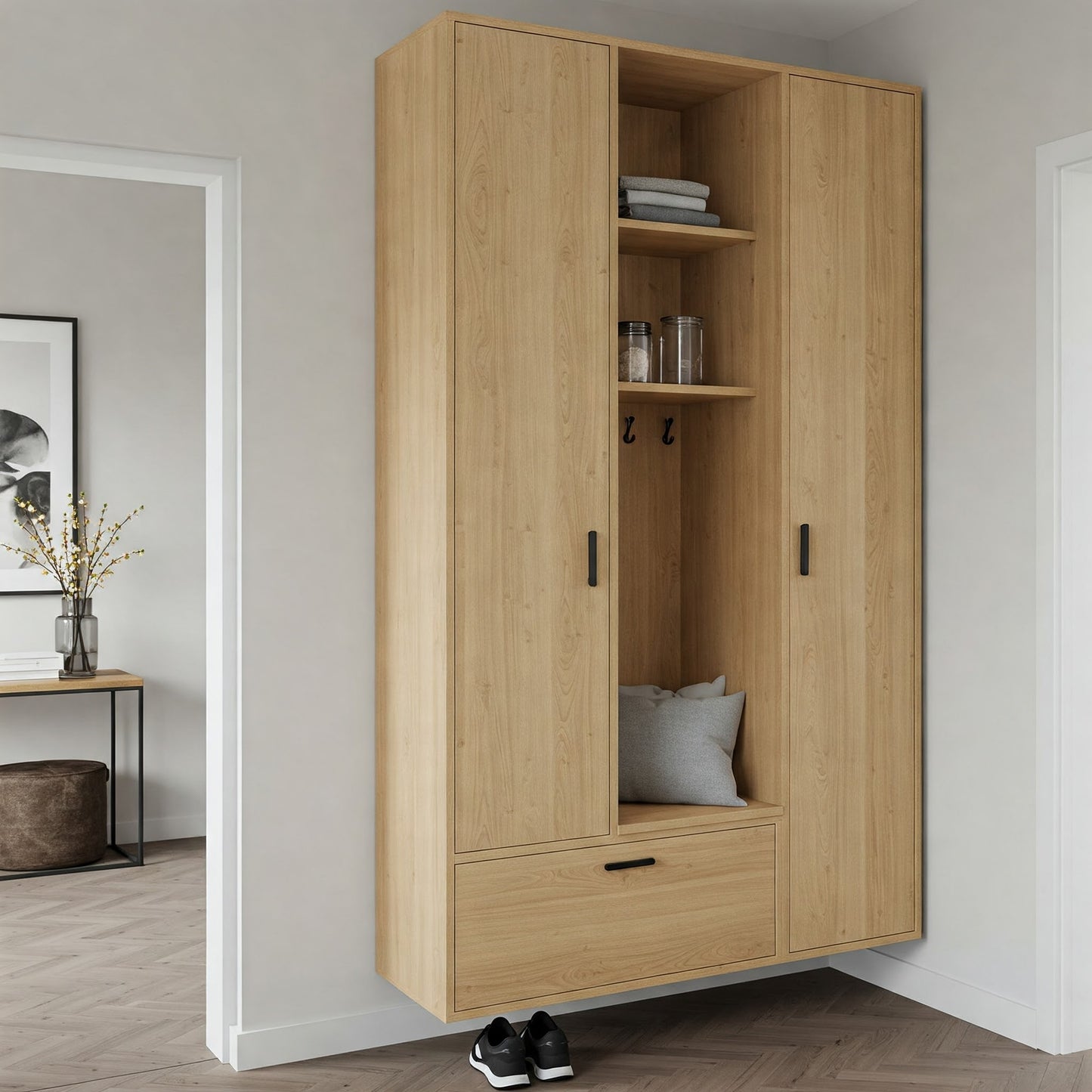 The Shelfish Slimline Hallway Cabinet