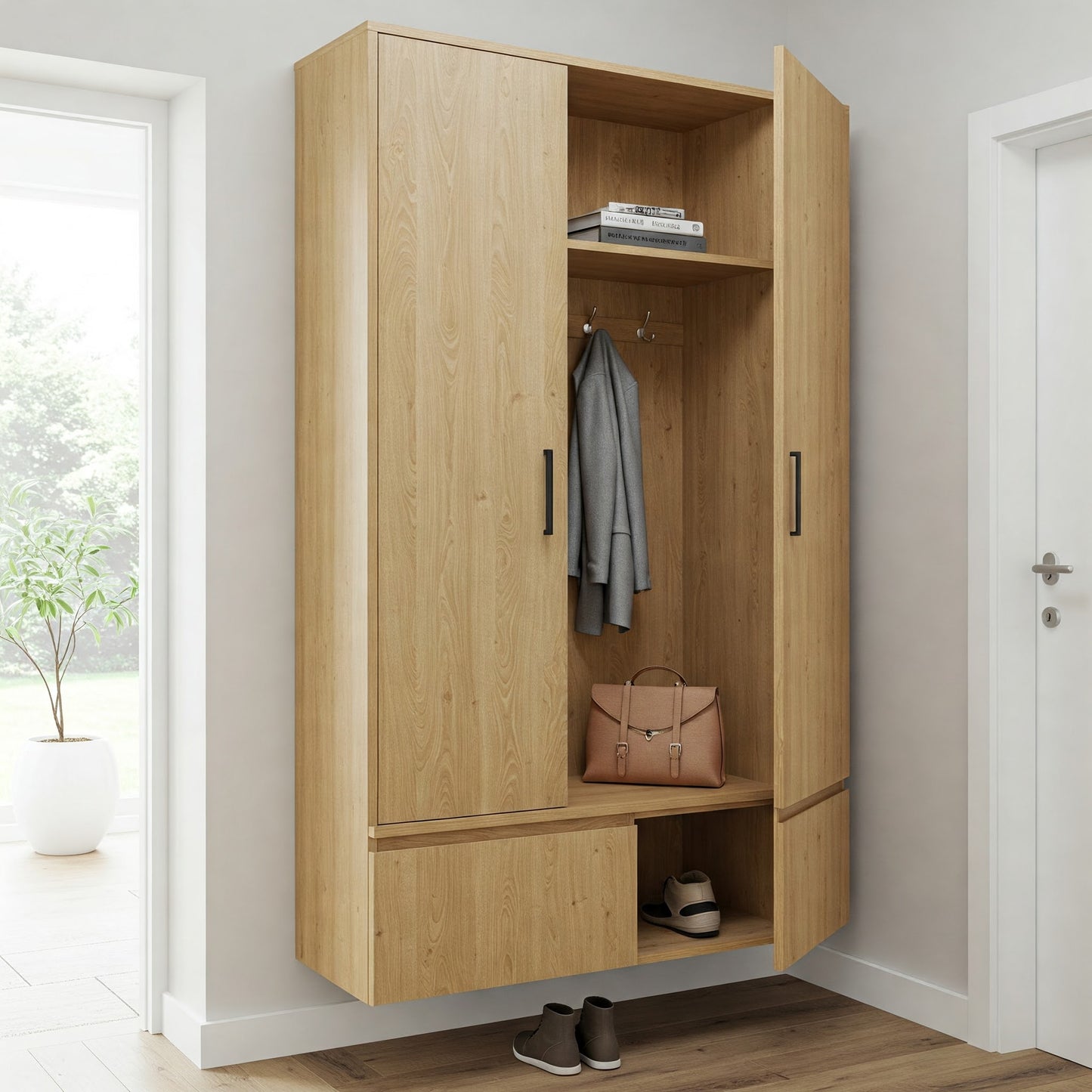 The Shelfish Slimline Hallway Cabinet