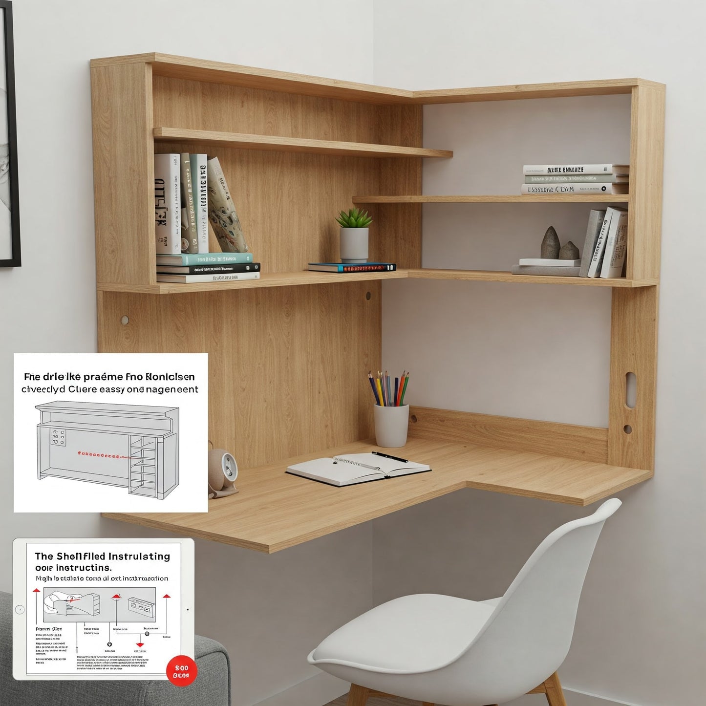 Shelfish Study Nook