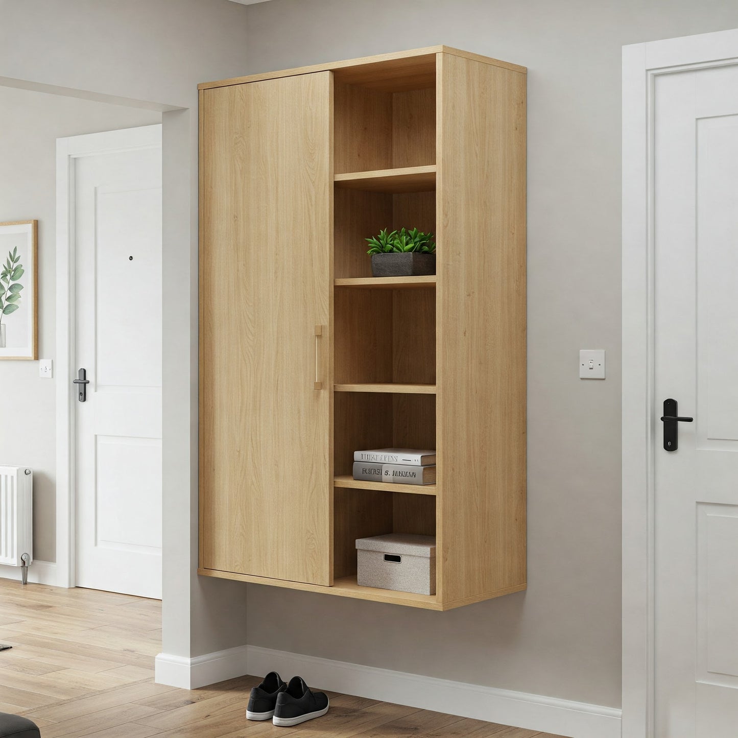 The Shelfish Slimline Hallway Cabinet